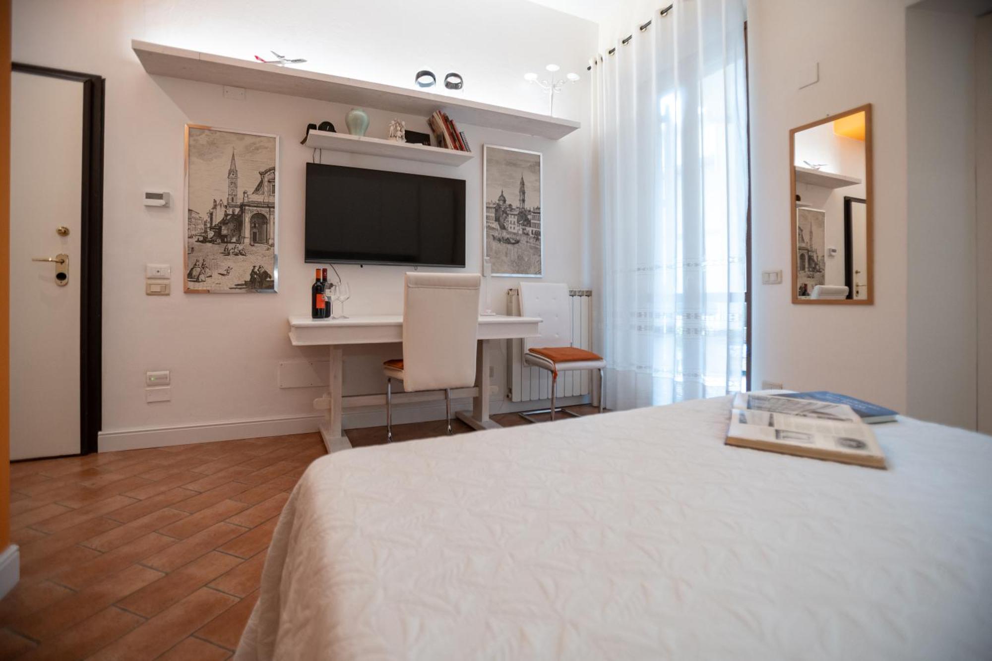 Indipendent Studio Apartment With Terrace - Parking Firenze Esterno foto